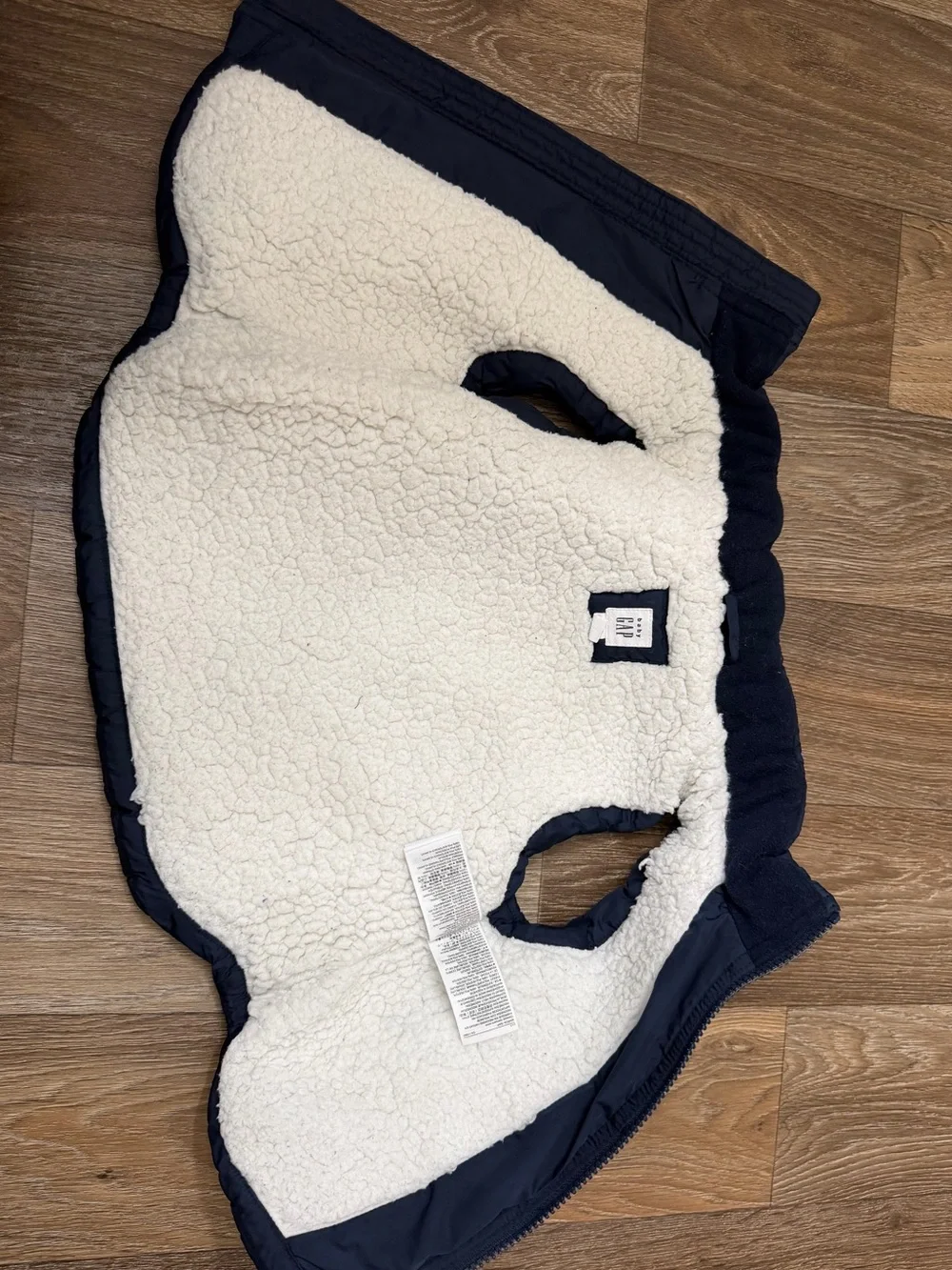 GAP Navy Quilted Puffer Vest for Kids